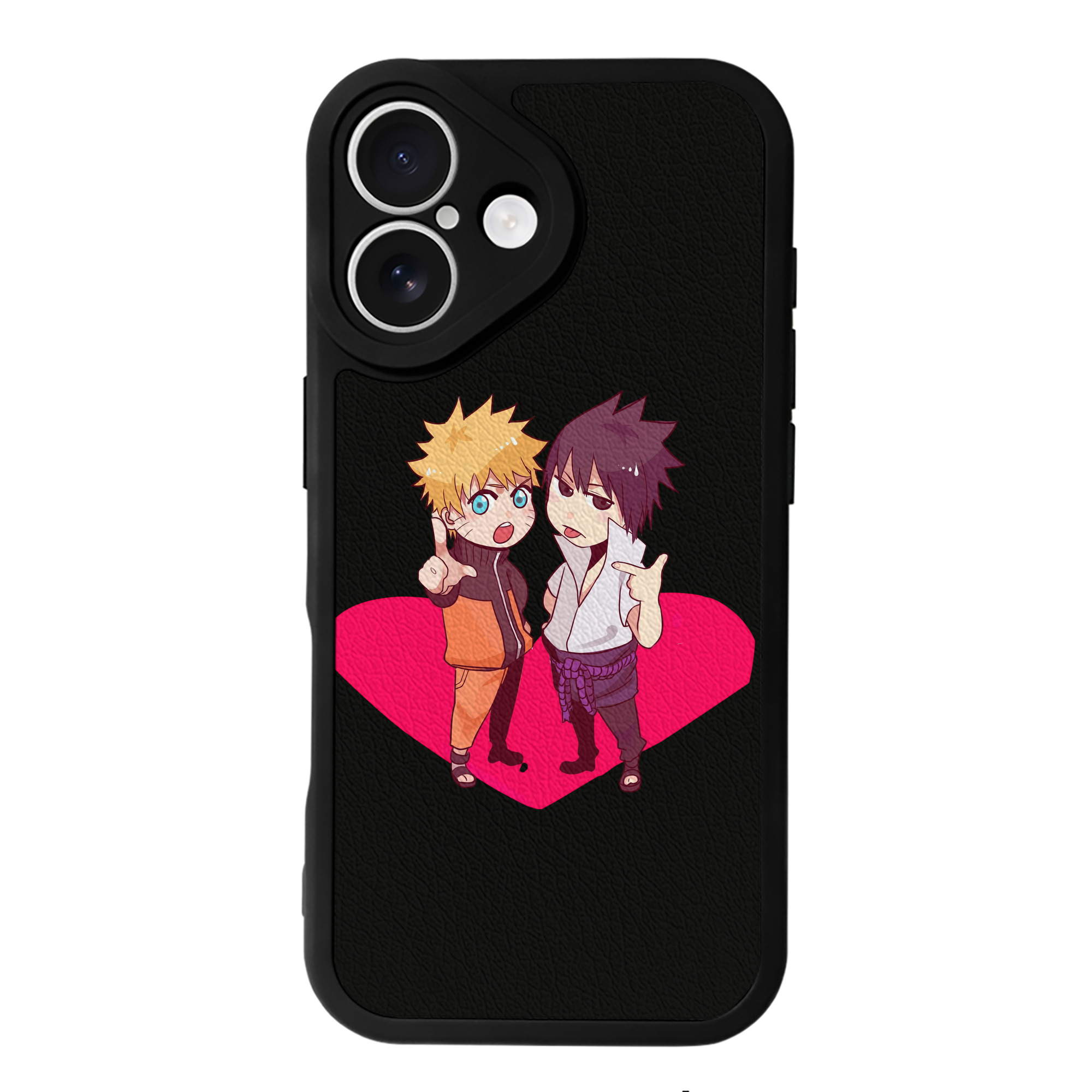 （画像用） NARUTO -ナルト- うずまき ナルト Uzumaki Naruto 【iPhone 16シリーズ対応】シリコンスマホケース（レザー調） 材質：シリコン